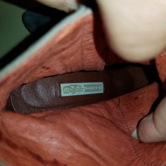 Buffalo London...Suede Blue/Grey and Taupe Booties - Picture 7 of 7